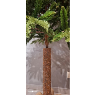 Choinka Jodła szlachetna mix PE na naturalnym pniu